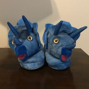 Blue Dinosaur Kids Slipper 10-11